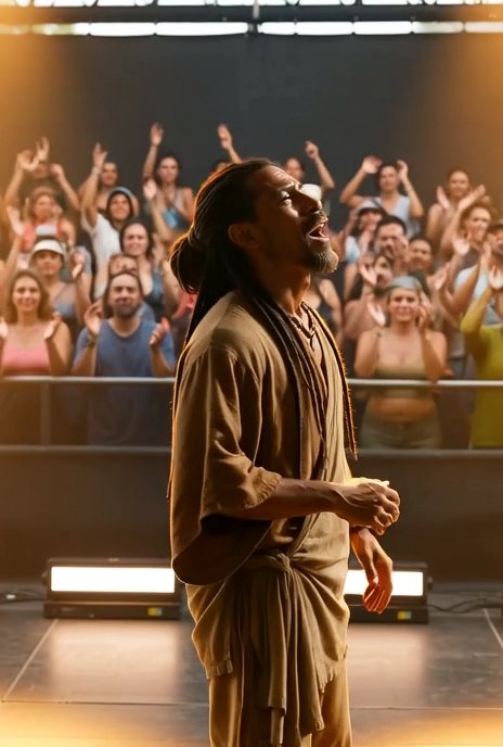 Lugal I-Shun on stage